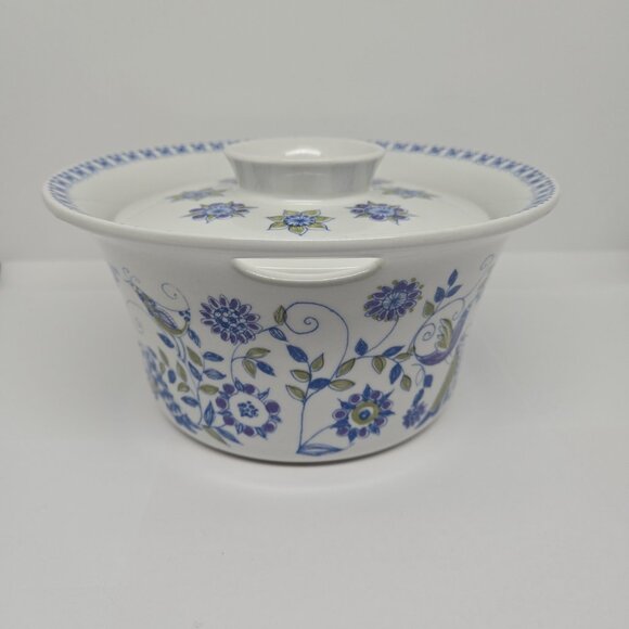 Vintage Lotte Coupe by Figgjo 1 Qt Casserole Bowl w/ Lid, Norway, 1972 - Picture 5 of 15